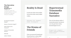 Desktop Screenshot of narrativedesign.org
