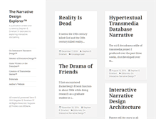 Tablet Screenshot of narrativedesign.org